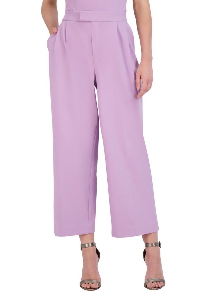 BCBG Max Azria BCBGMAXAZRIA Women's Wide Leg Cropped Trouser Pants