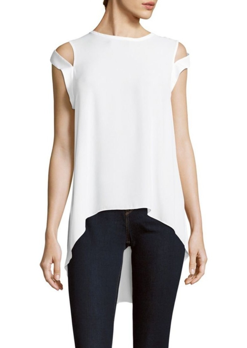 bcbgmaxazria asymmetrical top