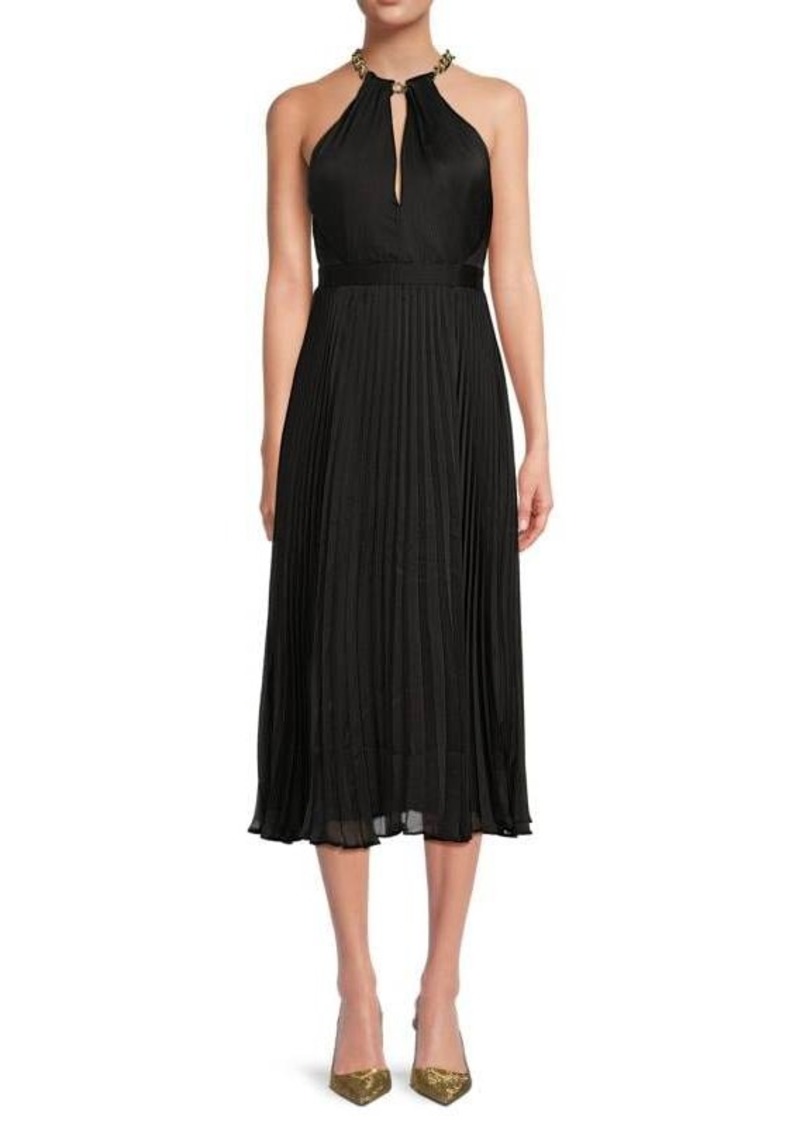 BCBG Max Azria Chain Halter Midaxi Dress