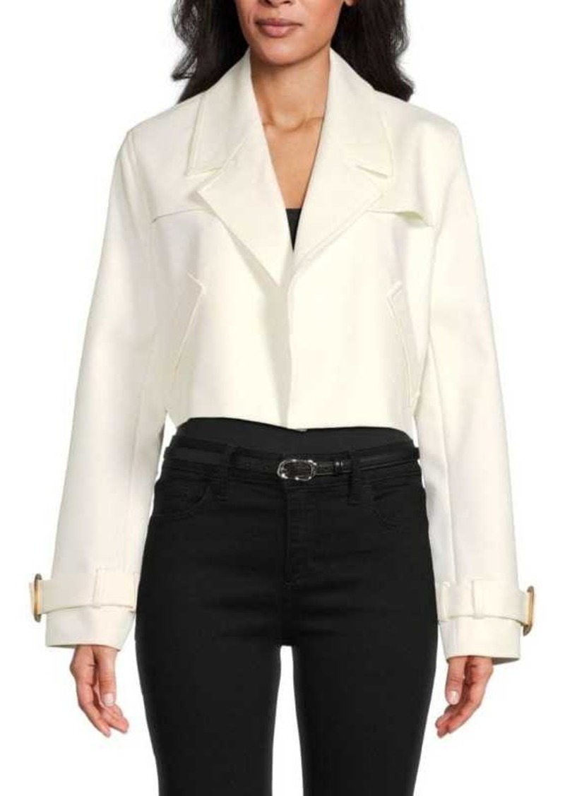 BCBG Max Azria Cropped Trench Jacket