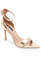 BCBG Max Azria DEMIA PLATINO LEATHER SANDAL HEEL