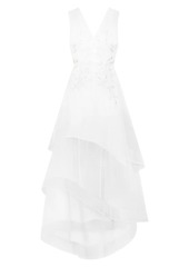 BCBG Max Azria Embroidered Gown