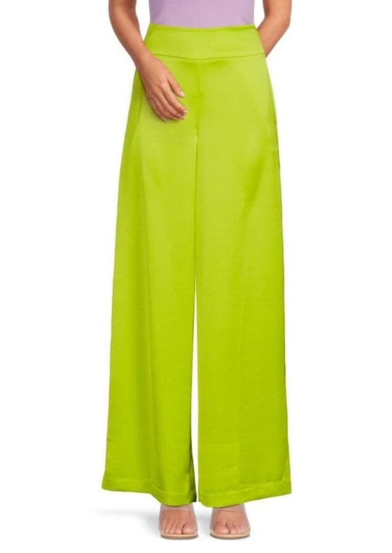 BCBG Max Azria Flat Front Wide Leg Pants