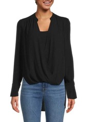 BCBG Max Azria Jaclyn Draped Highlow Top