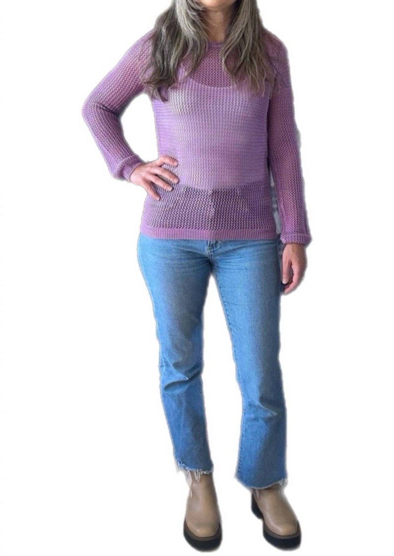 BCBG Max Azria Knit Orchid Haze Sweater In Purple