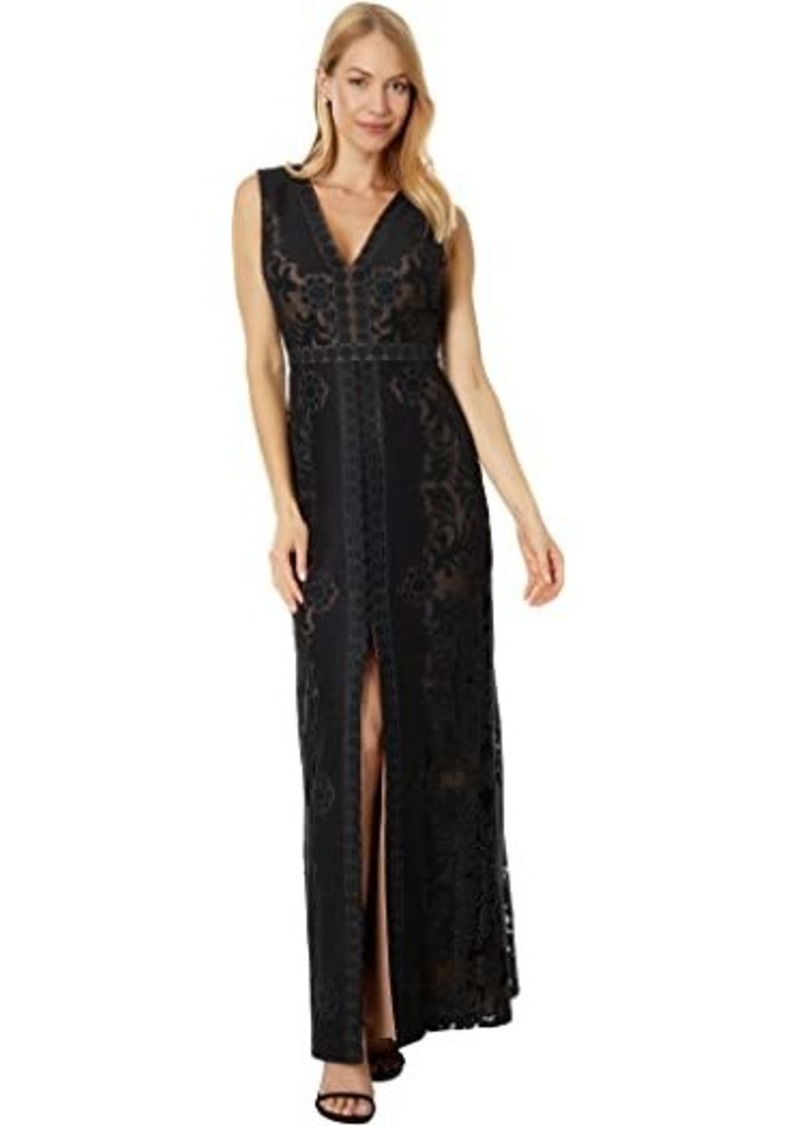 BCBG Max Azria Lace Burnout Gown