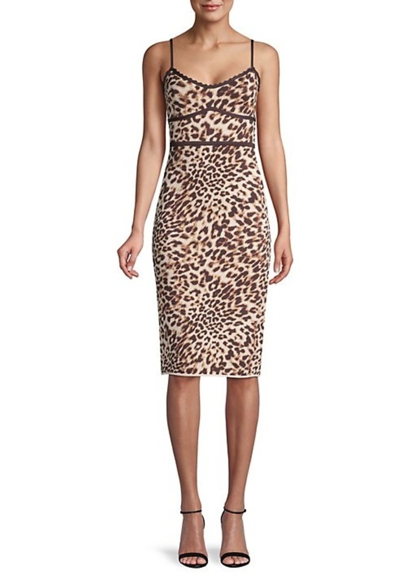 bcbg leopard dress