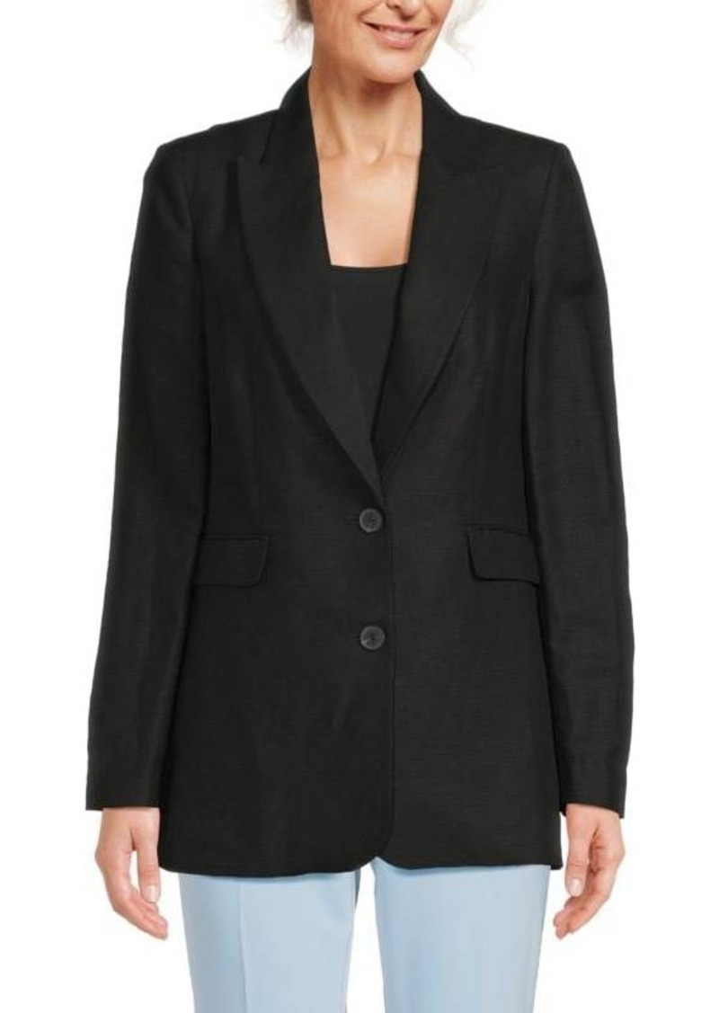 BCBG Max Azria Linen Blend Blazer