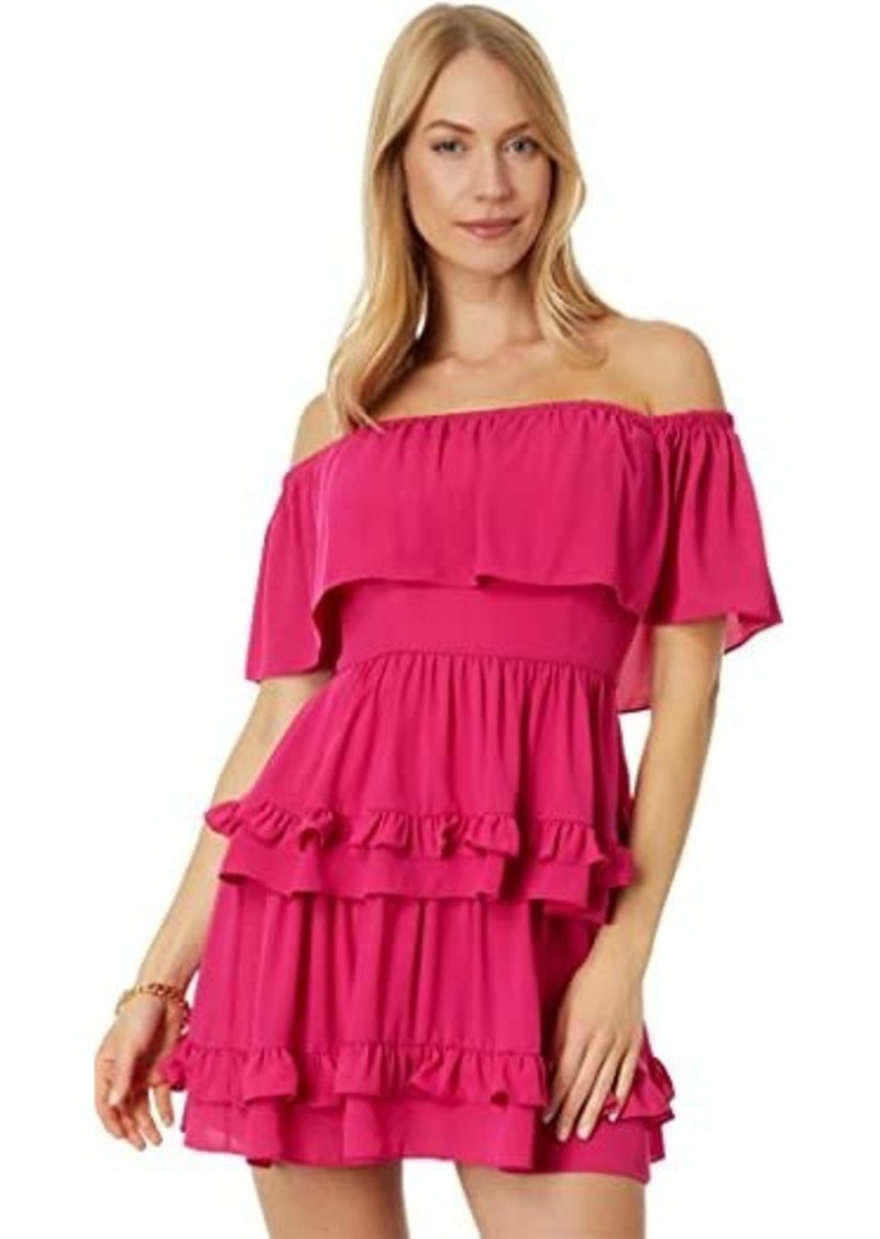 BCBG Max Azria Off-the-Shoulder Cocktail Dress