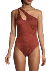 BCBG Max Azria One-Shoulder One-Piece Swimsuit