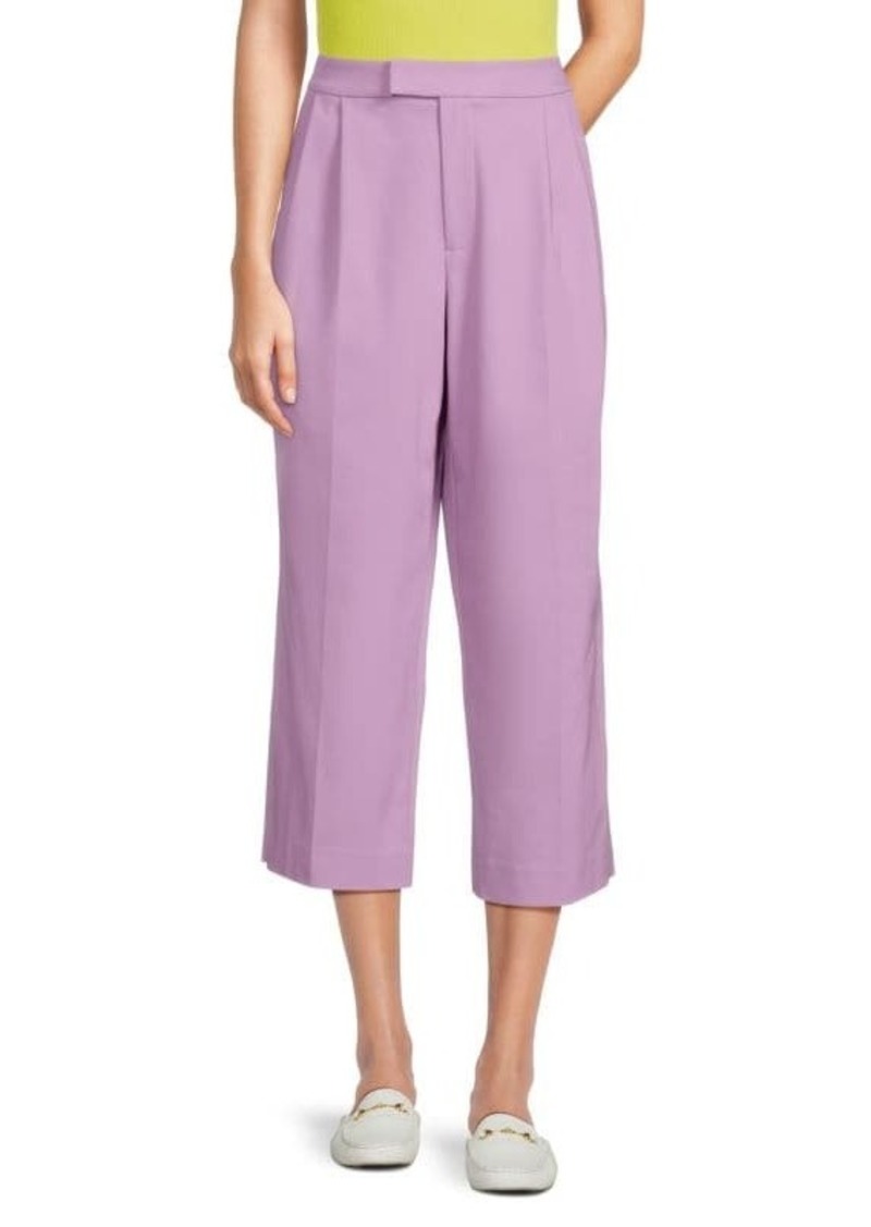 BCBG Max Azria Pleated Cropped Pants