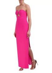 BCBG Max Azria Strapless Sheath Gown