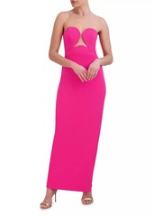 BCBG Max Azria Strapless Sheath Gown