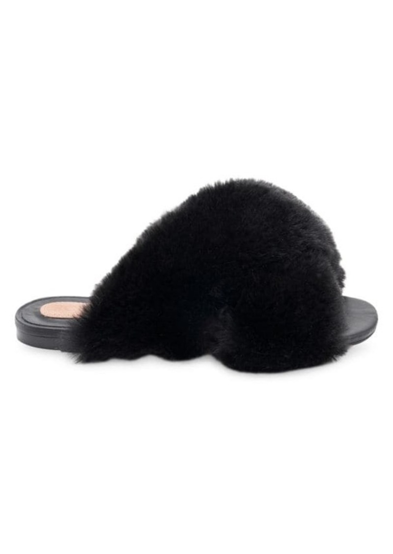 BCBG Max Azria Thea Faux Fur Slippers