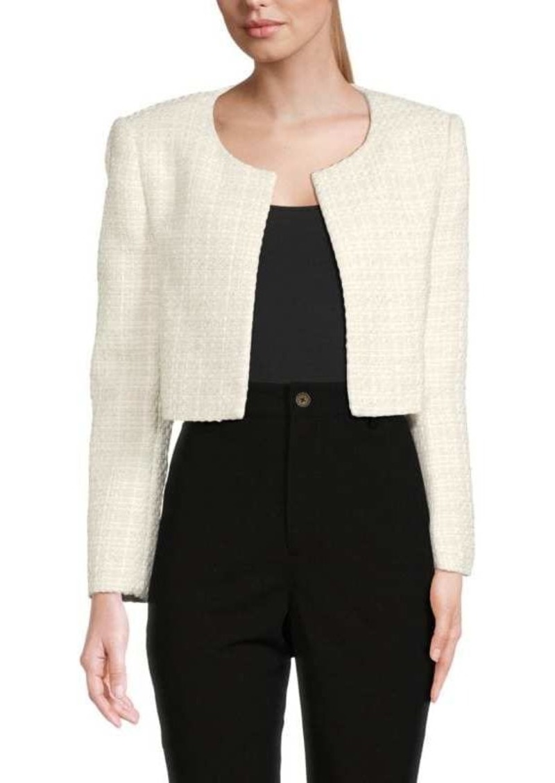 BCBG Max Azria Tweed Crop Jacket