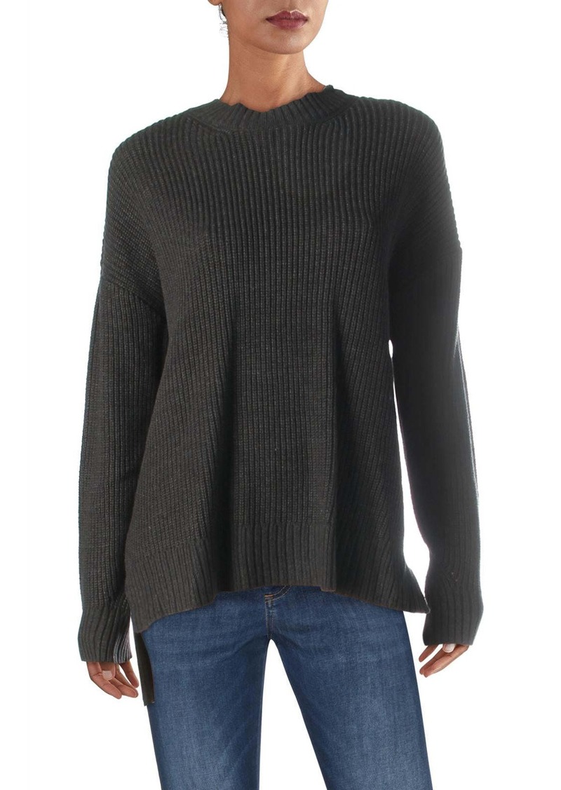 BCBG Max Azria Womens Oversized Crewneck Pullover Sweater