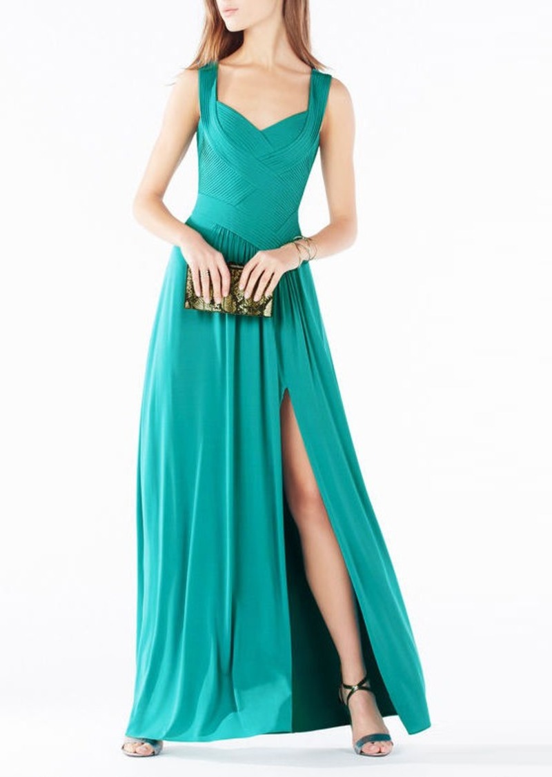BCBG Thora Pleated Gown