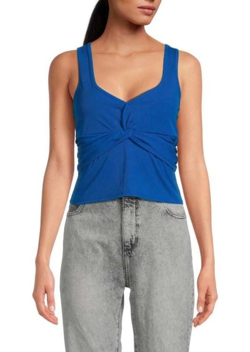 BCBG Max Azria Twisted Rib Tank Top