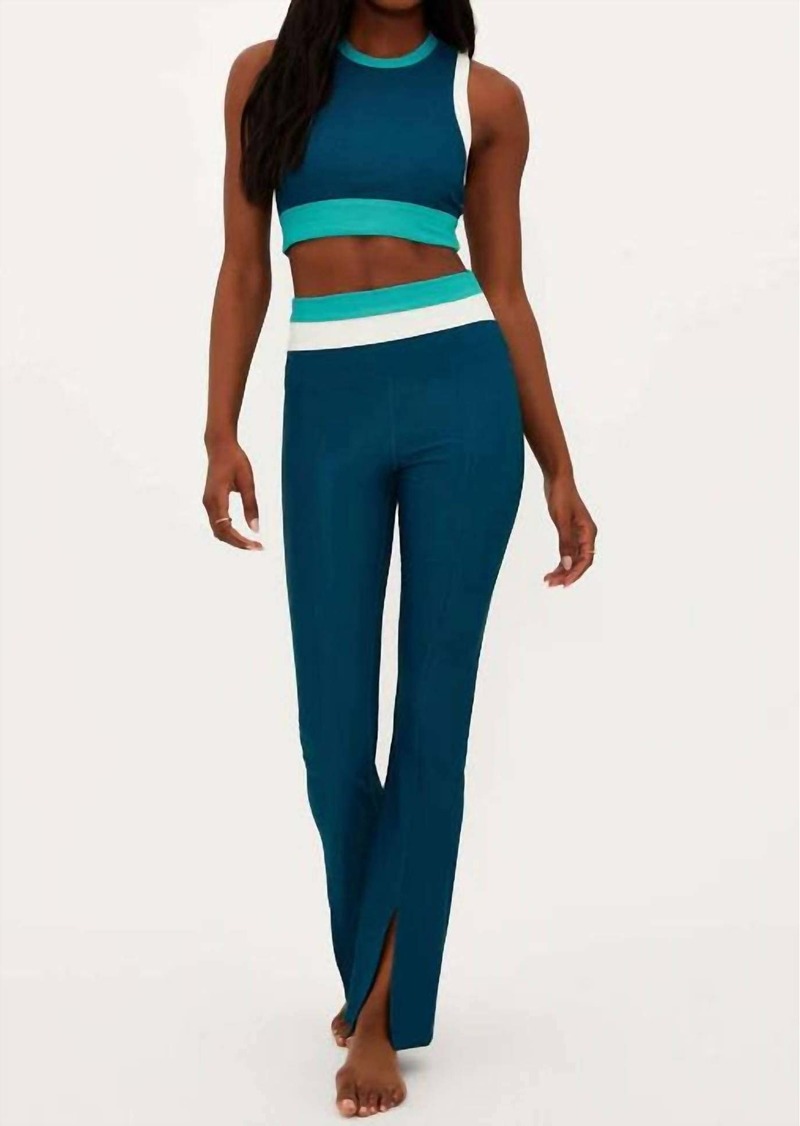 Beach Riot Amalfi Legging Pants In Navy