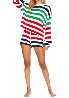 Beach Riot Ava Sweater In Nautical Stripe