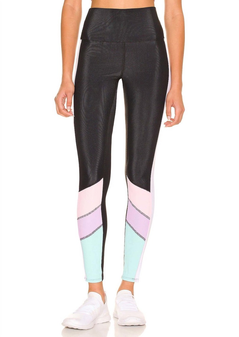 Beach Riot Bailey Legging In Pastel Color Block