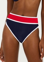 Beach Riot Carlotta Colorblock High Waist Bikini Bottoms