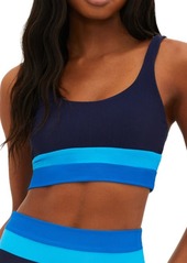 Beach Riot Mackenzine Colorblock Bikini Top