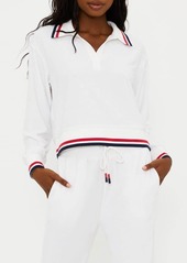 Beach Riot Martina Cover-Up Polo Sweater