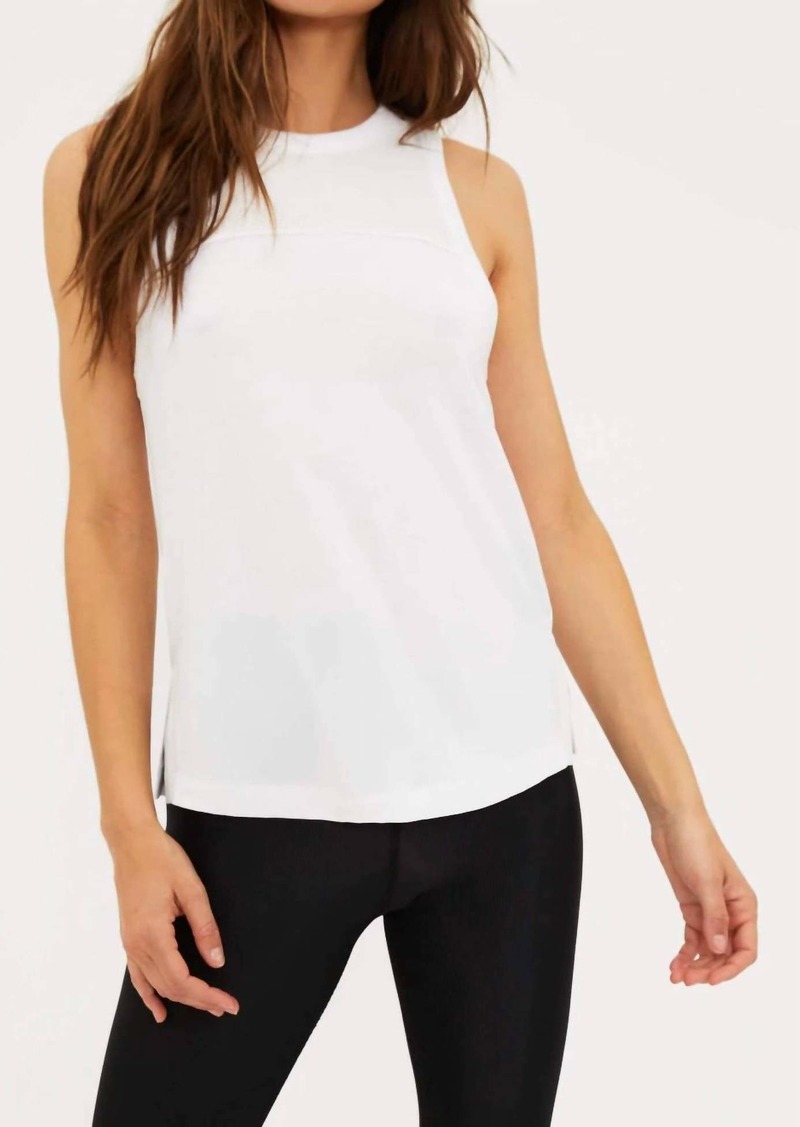 Beach Riot Luisa Tank Top In White