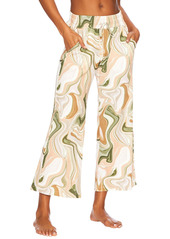 Beach Riot Hailey Wide Leg Pants in Marble at Nordstrom