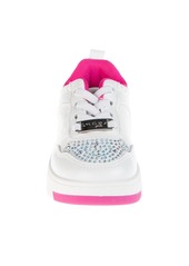 Bebe Toddler Girls Court Rhinestones Sneakers - White