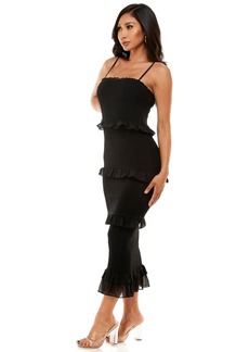 Bebe Women's Georgette Midi Dress - Black