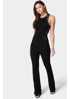 Bebe Women's Knit Illusion Jumpsuit - Black