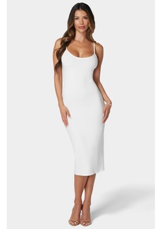 Bebe Women's Rib Midi Dress - White