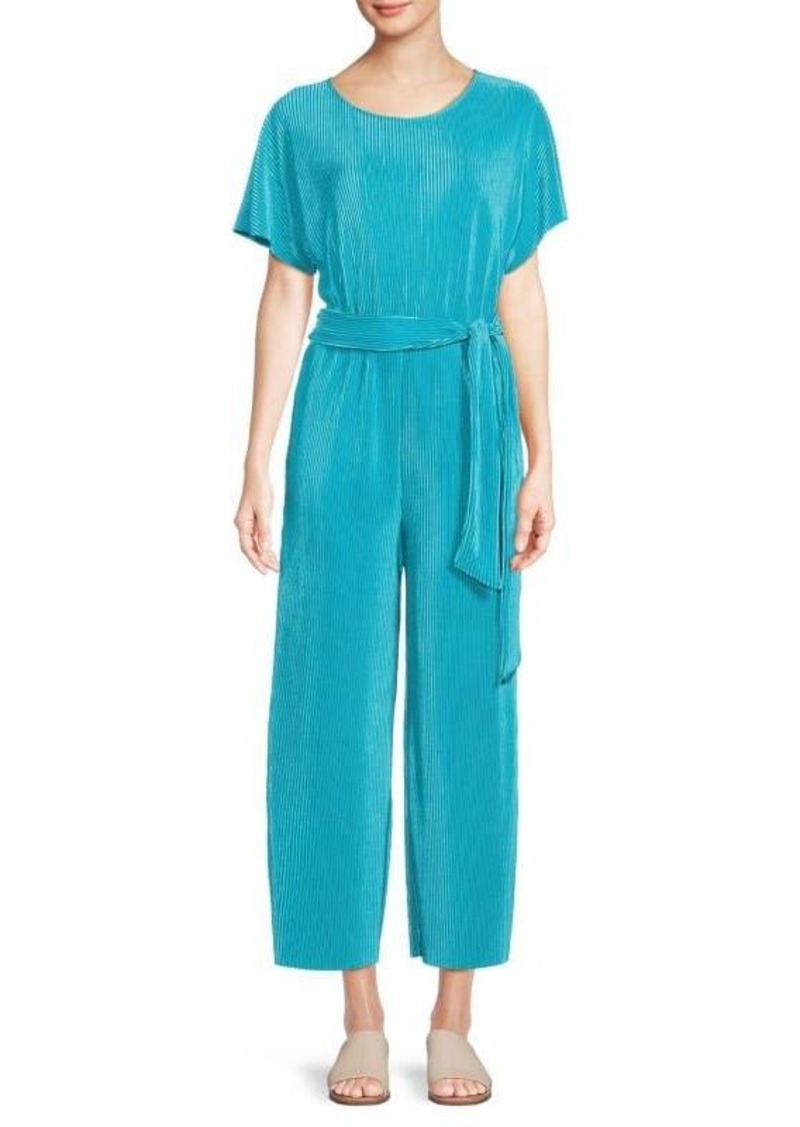 bebe Belted Corduroy Jumpsuit