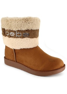 bebe Laverne Womens Faux Fur Cold Weather Shearling Boots