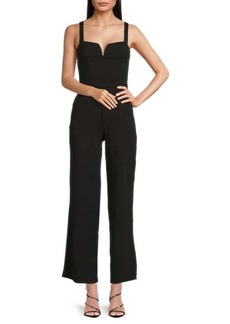 bebe Sweetheart Straight Leg Jumpsuit