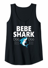 Womens Bebe Shark Doo Doo Gift Tank Top