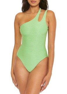 Becca by Rebecca Virtue Violet Glimmer One Piece Swimsuit