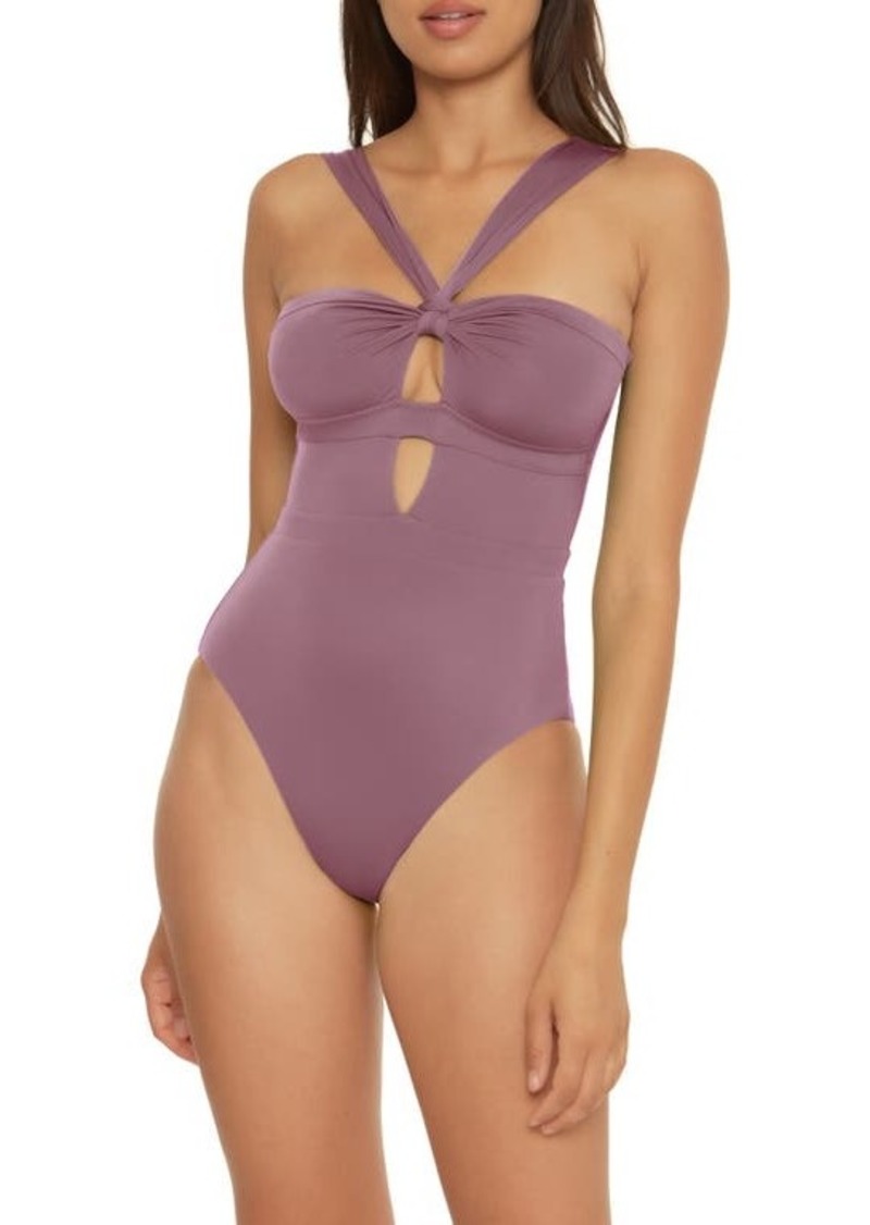 Becca Color Code Cutout One-Piece Swimsuit