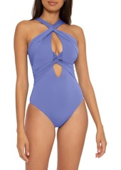 Becca Color Code Twist One-Piece Swimsuit