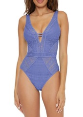 Becca Color Play Lace One-Piece Swimsuit