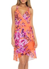 Becca In Full Bloom Cover-Up Wrap Dress in Multi at Nordstrom