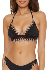 Becca Layla Crochet Trim Bikini Top