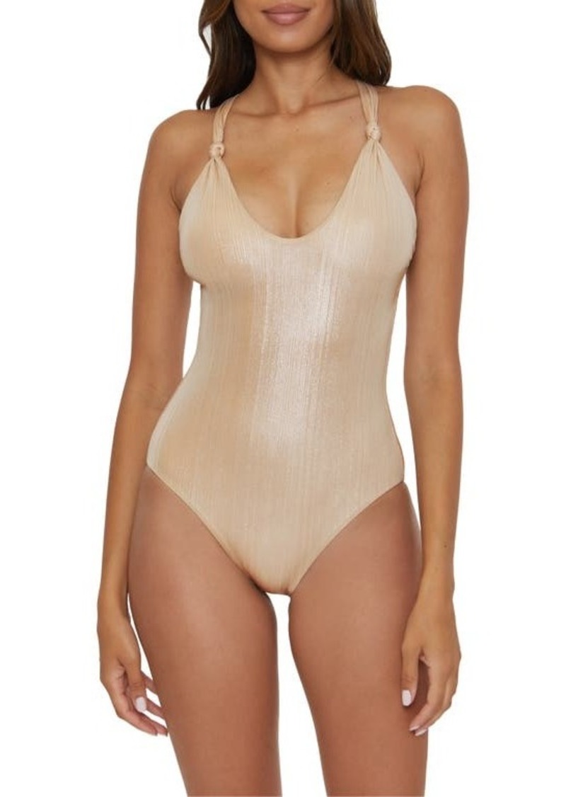 Becca Origami Knot One-Piece Swimsuit