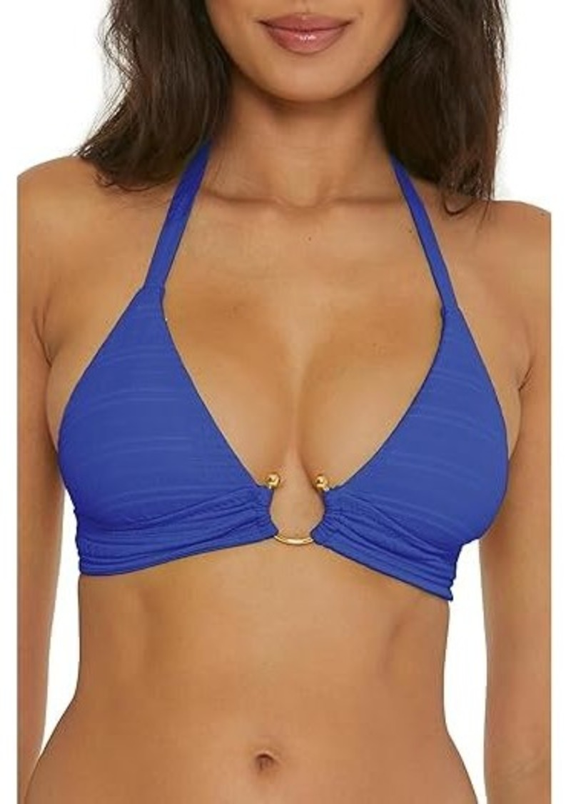 Becca Coast Mira Rib Texture Halter Top