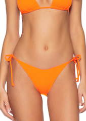 Women's Becca Fine Line Side Tie Bikini Bottoms