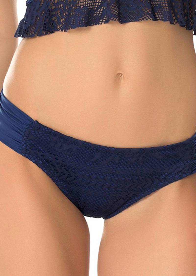 Becca Women's America Bikini Bottom In Prairie Rose Navy