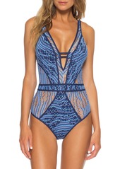 Becca Reveal Plunge One-Piece Swimsuit