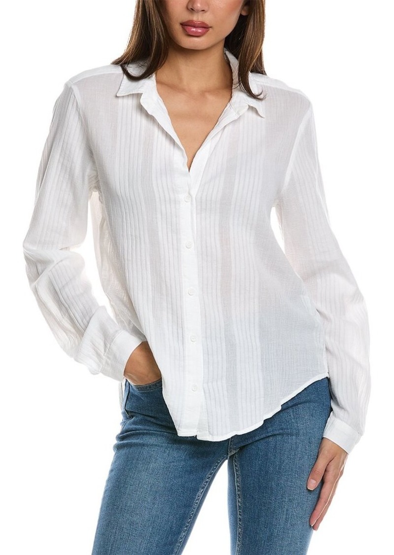 Bella Dahl Classic Linen-Blend Shirt